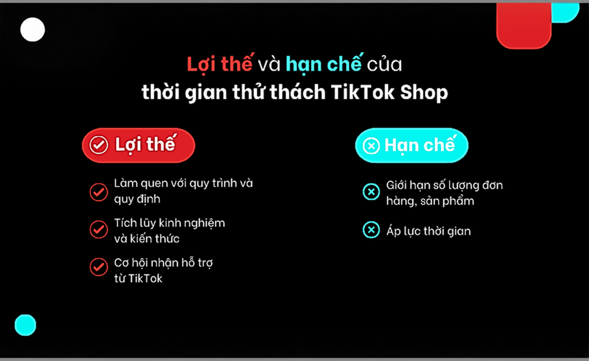 lợi ích và khó khăn của thời gian thử thách