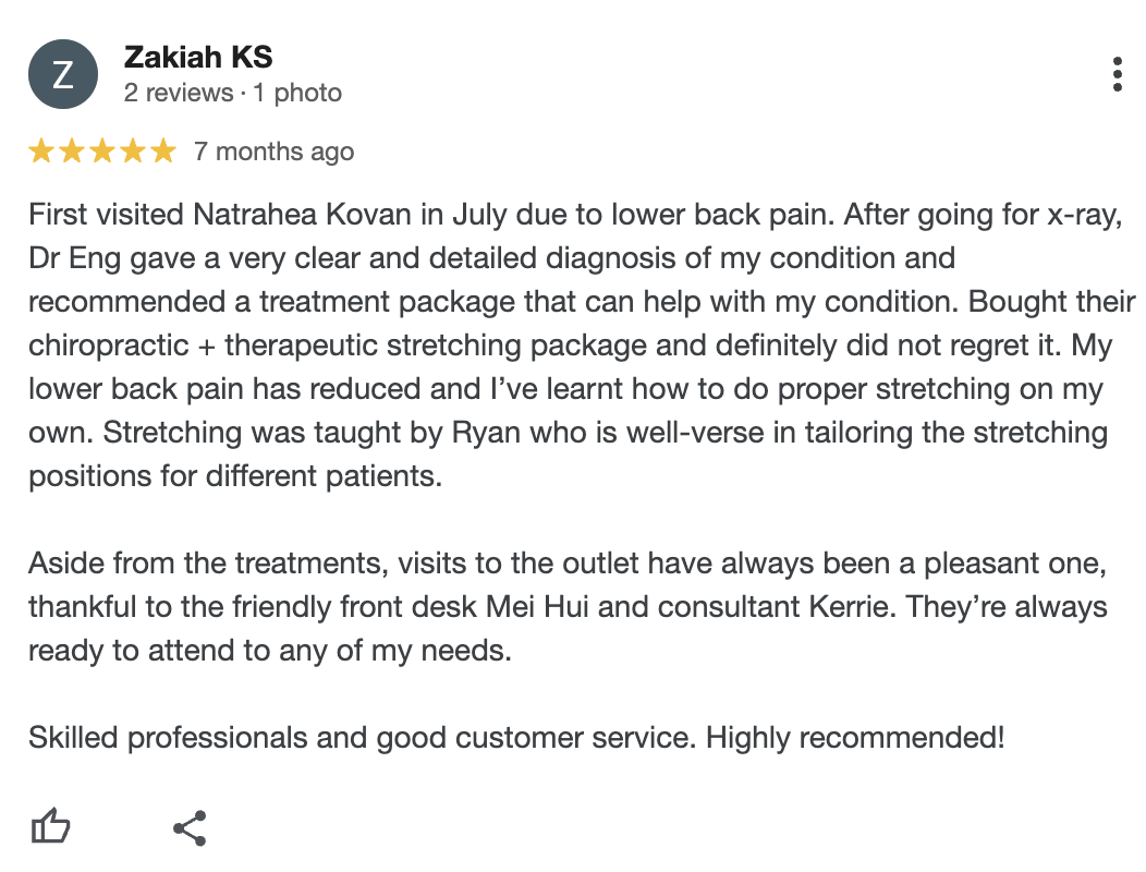 chiropractor for back pain - testimonial 3 (1)