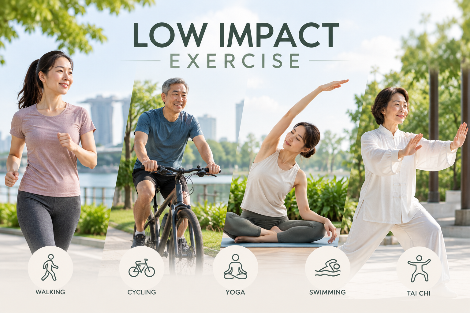 Examples of Low Impact Exercises