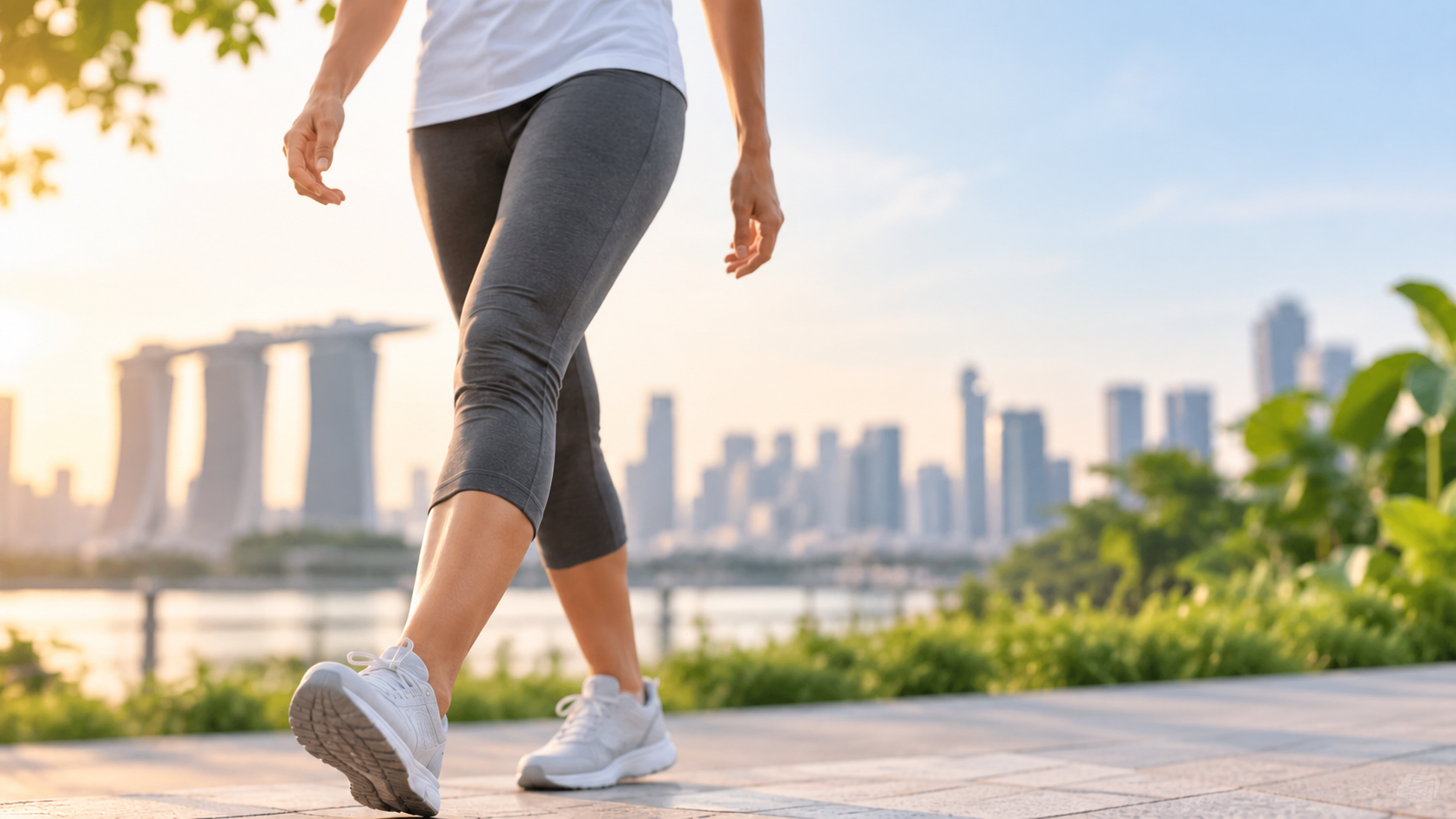 Exercising along the Park to Keep Bones Healthy