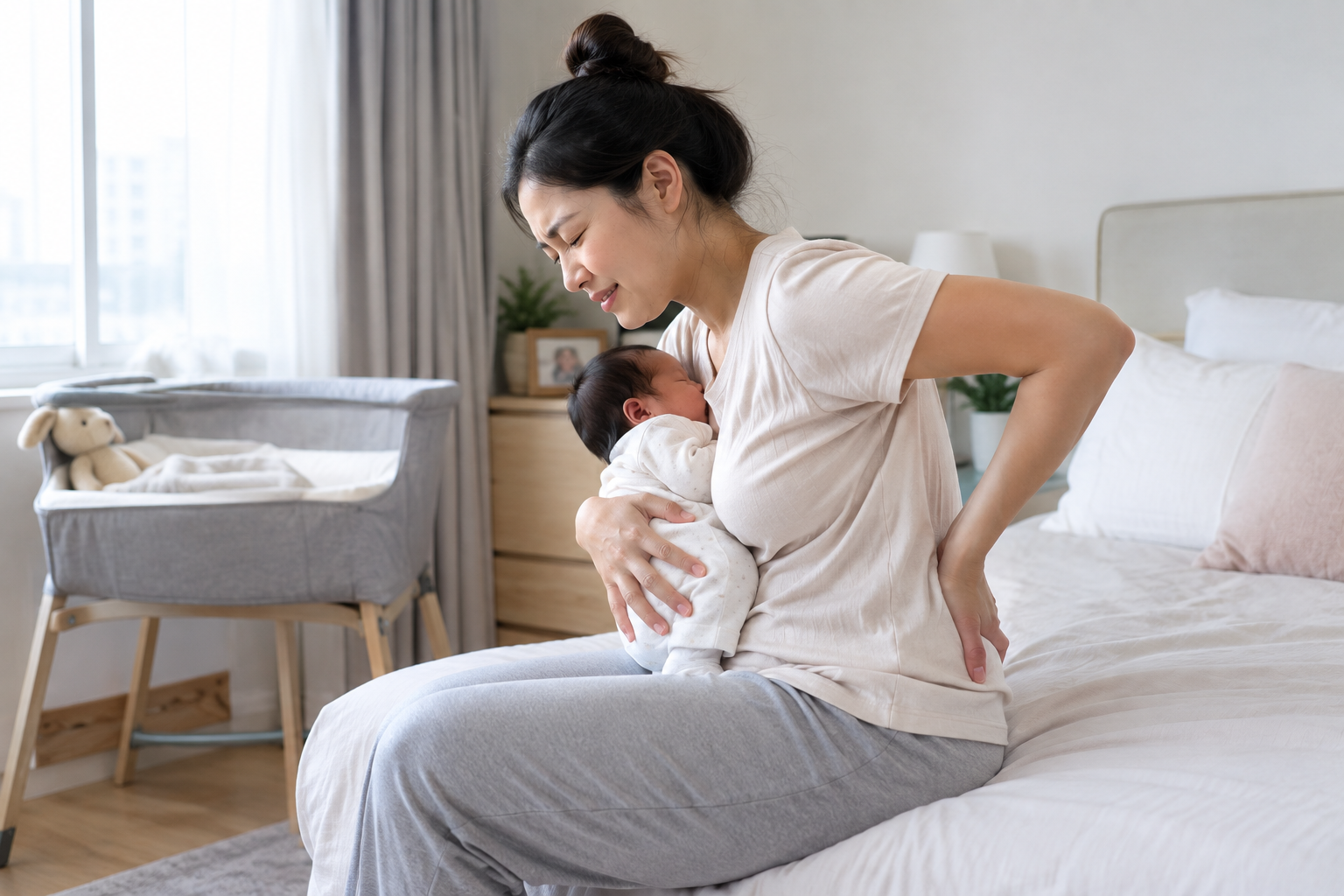 Postpartum back pain