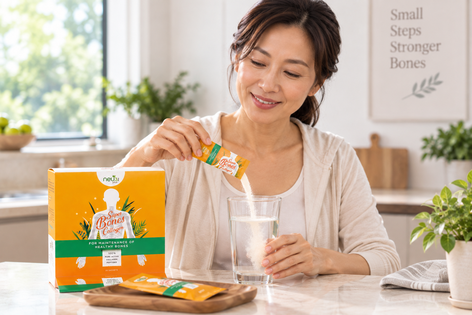 Super Bones Collagen Drink Preparation