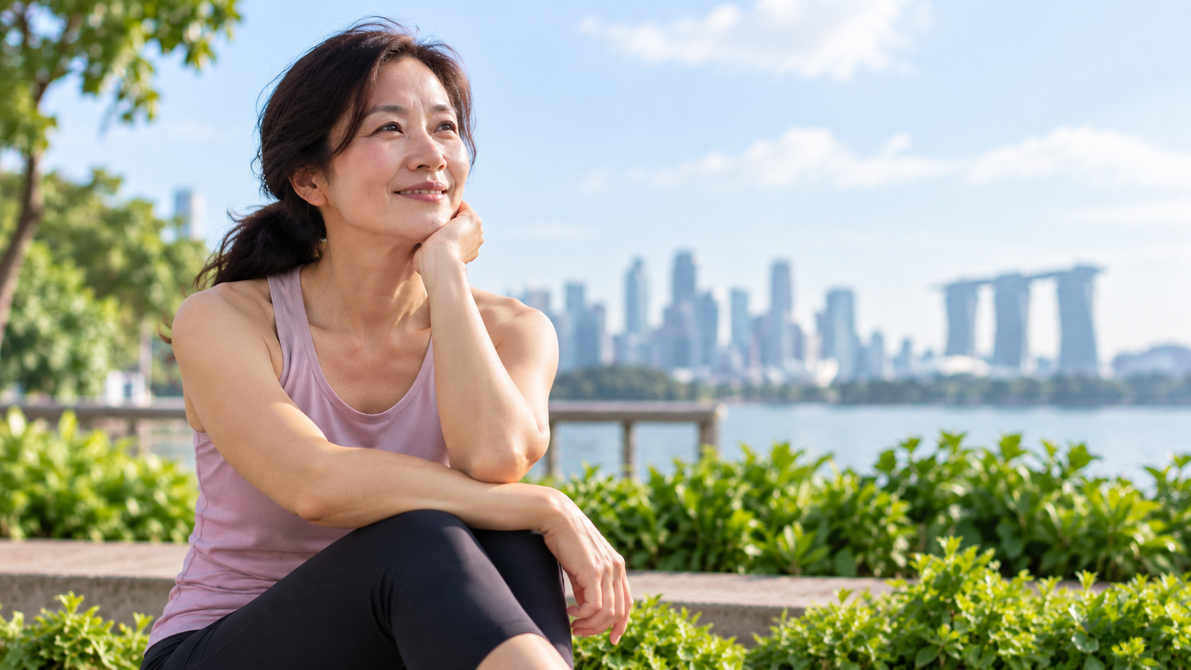 Woman Happy Being Healthy
