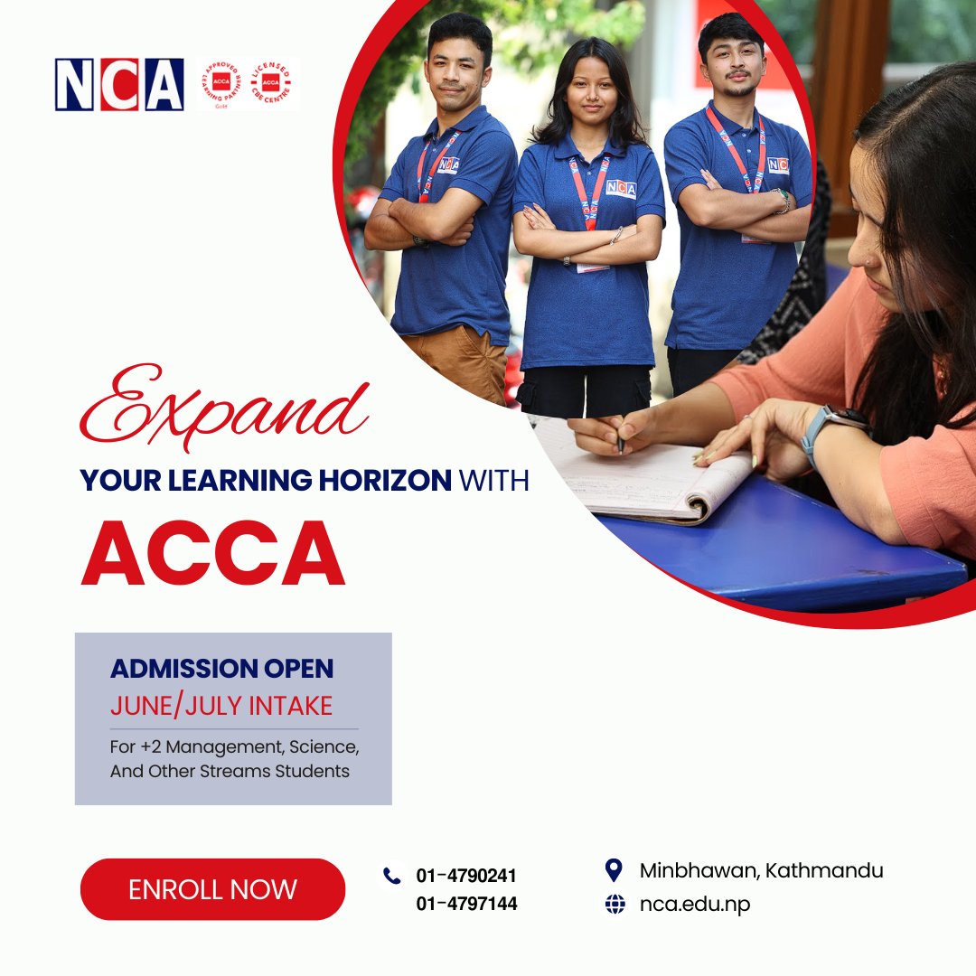 Admission Open for June/July 2024 Intake at NCA College of Management