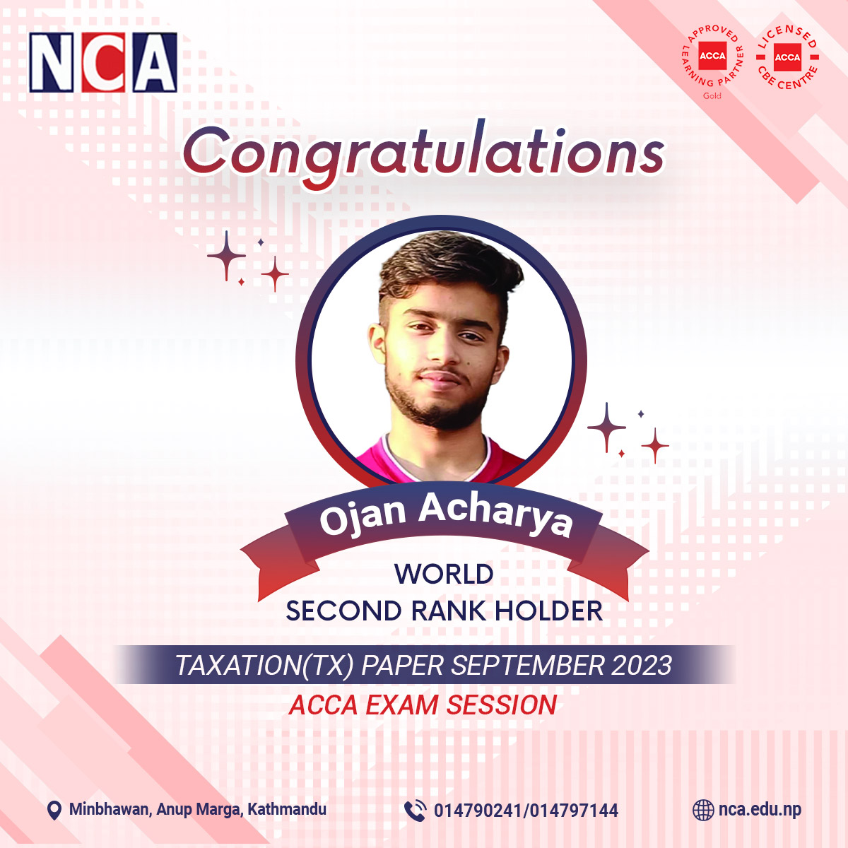 NCA College Students Clinch Top Spots in ACCA September 2023 Exam Session