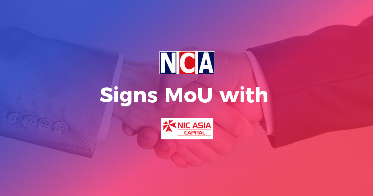 NCA Signs MoU with NIC Asia Capital