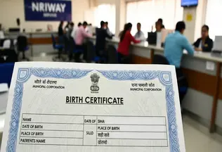 Official men giving rubber stamp on Non Availability of Birth Certificate Official men giving rubber stamp on Non Availability of Birth Certificate