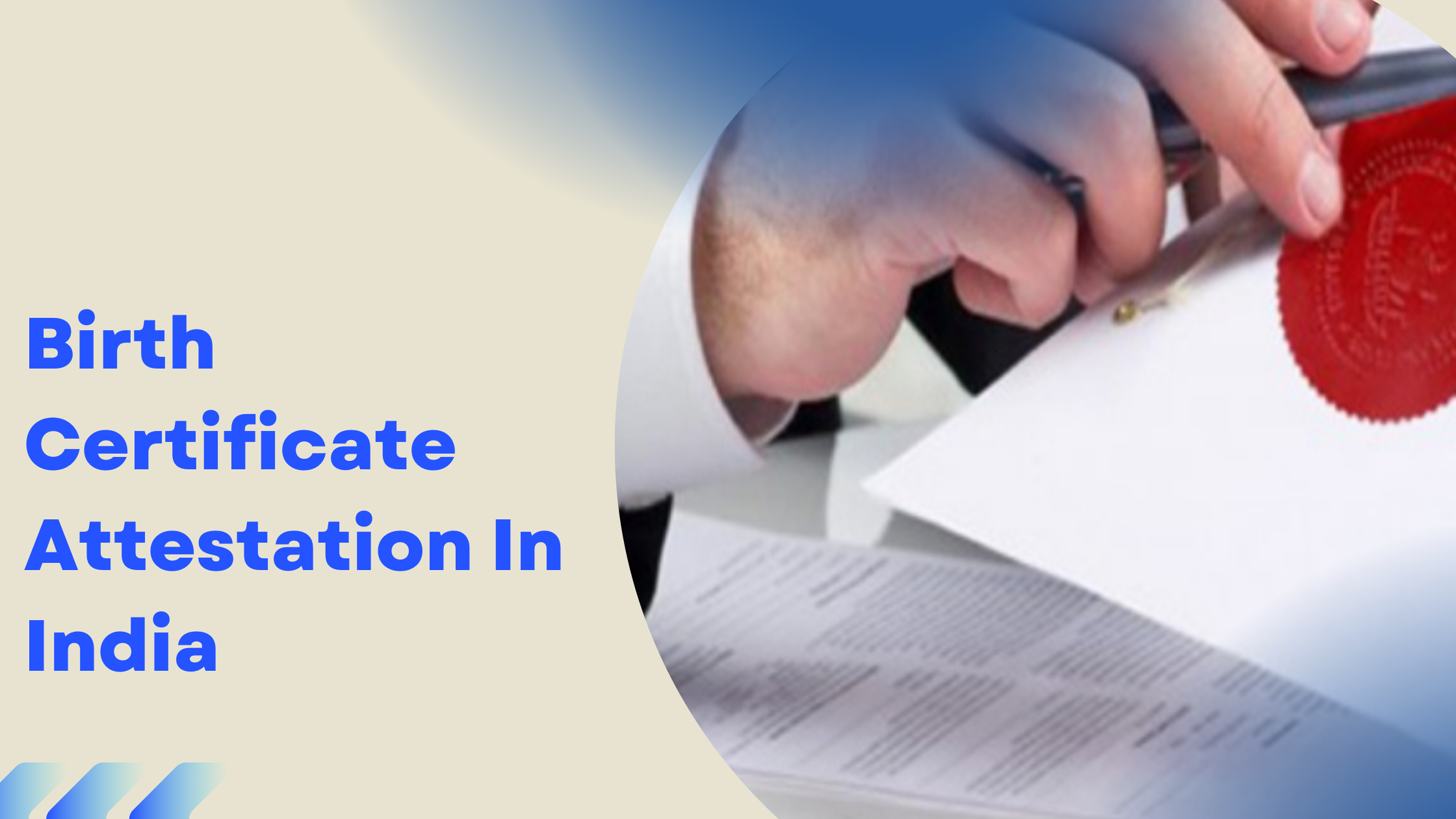 Birth Certificate Attestation In India