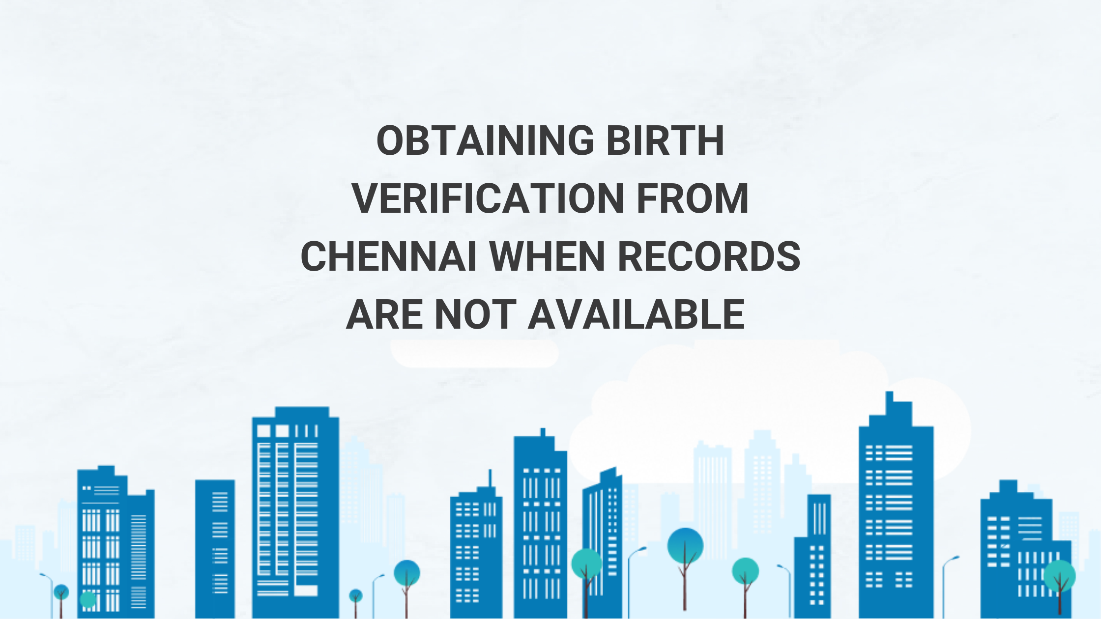 I believe I was born in Chennai around 1950, but there's no record of my birth. Can I still obtain a birth certificate or a similar document in this situation?