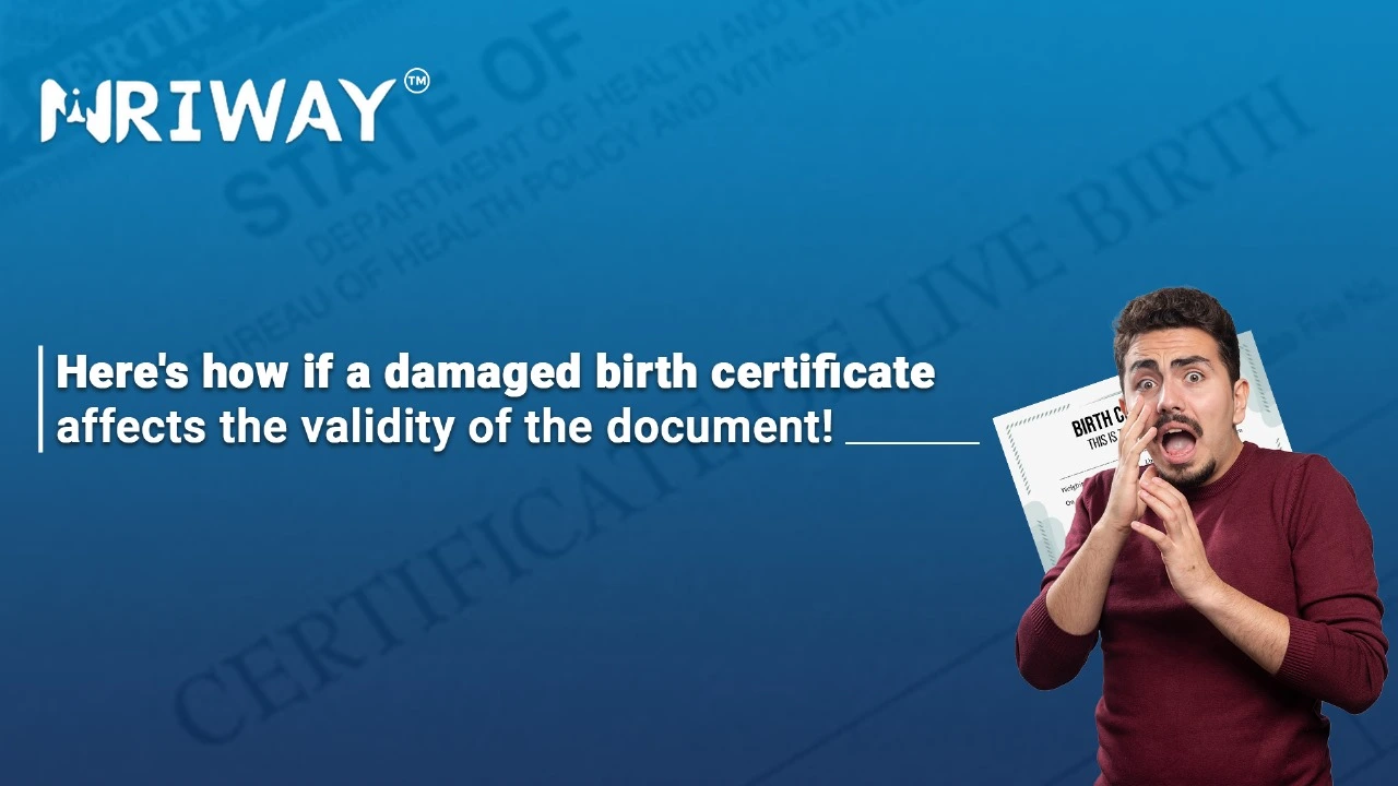 Here's how if a damaged birth certificate affects the validity of the document!