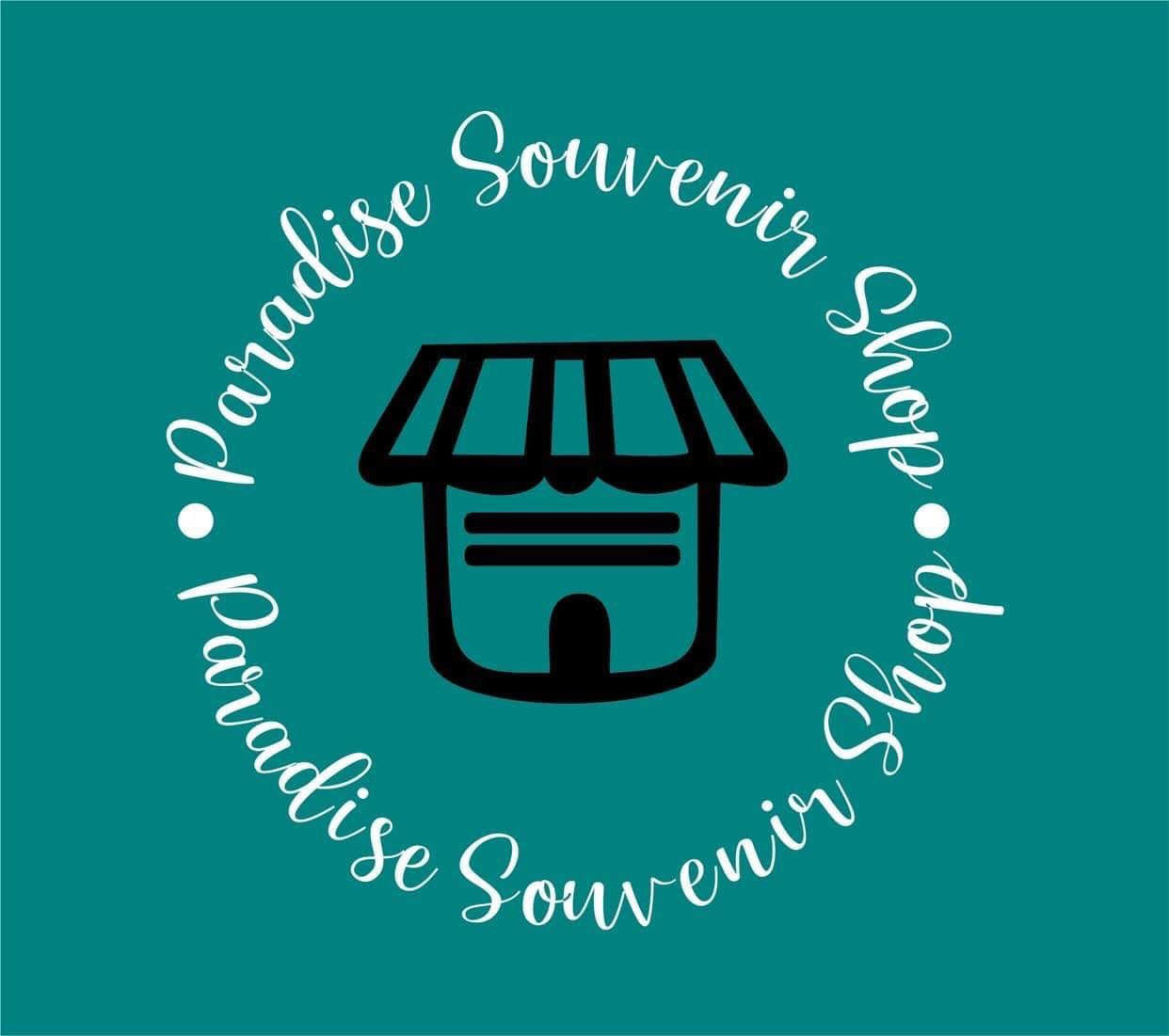 Paradise souvenir shop logo