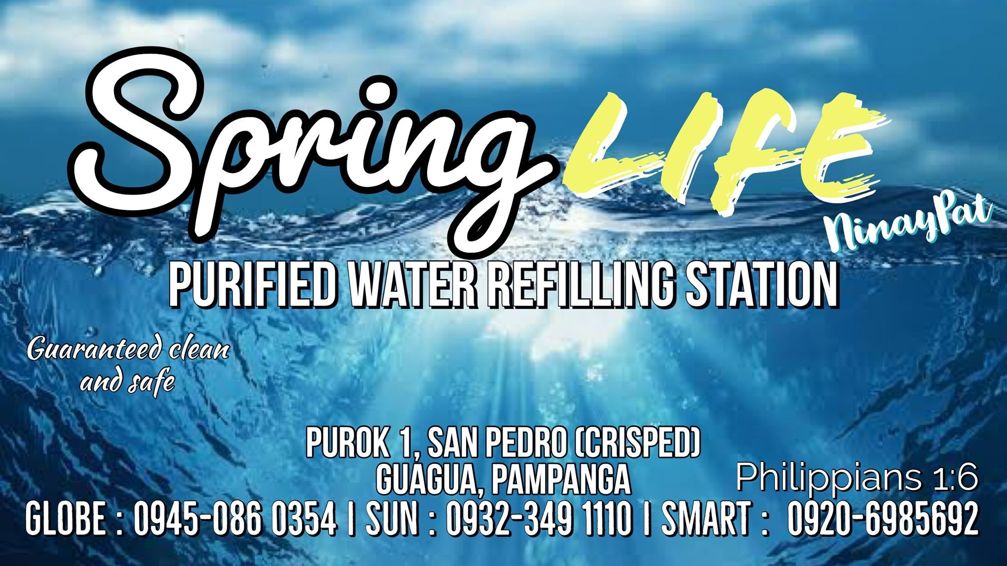 SPRING LIFE NINAYPAT WATER REFILLING STATION