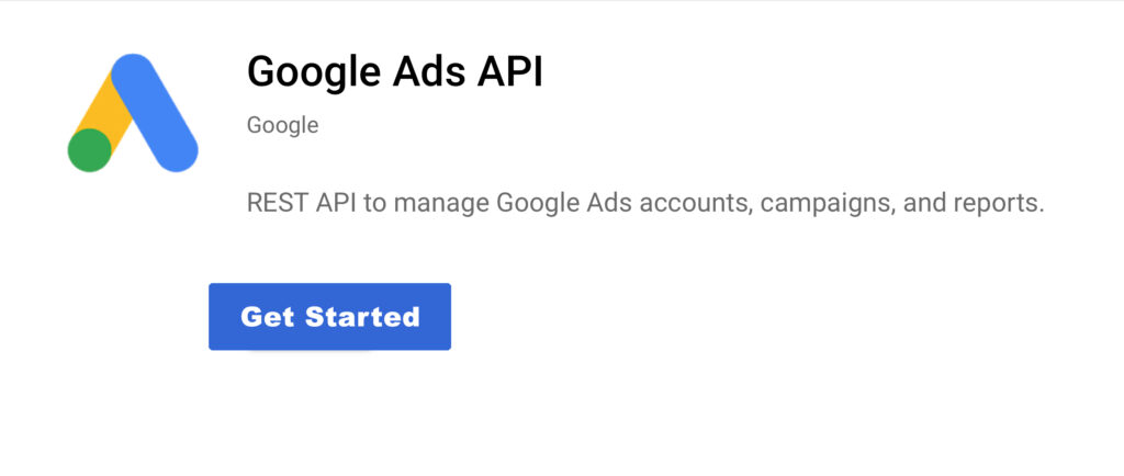 Learn about API in Google ads