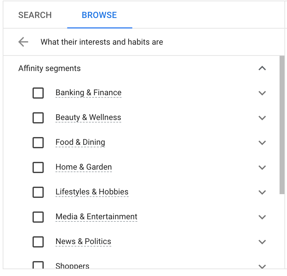 How to use audience segments in Google ads