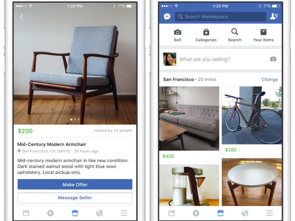 Signs to identify scam shops on Facebook Marketplace