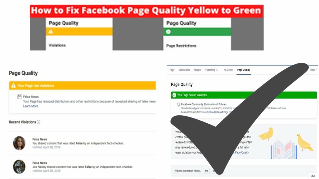 What is Facebook page quality?