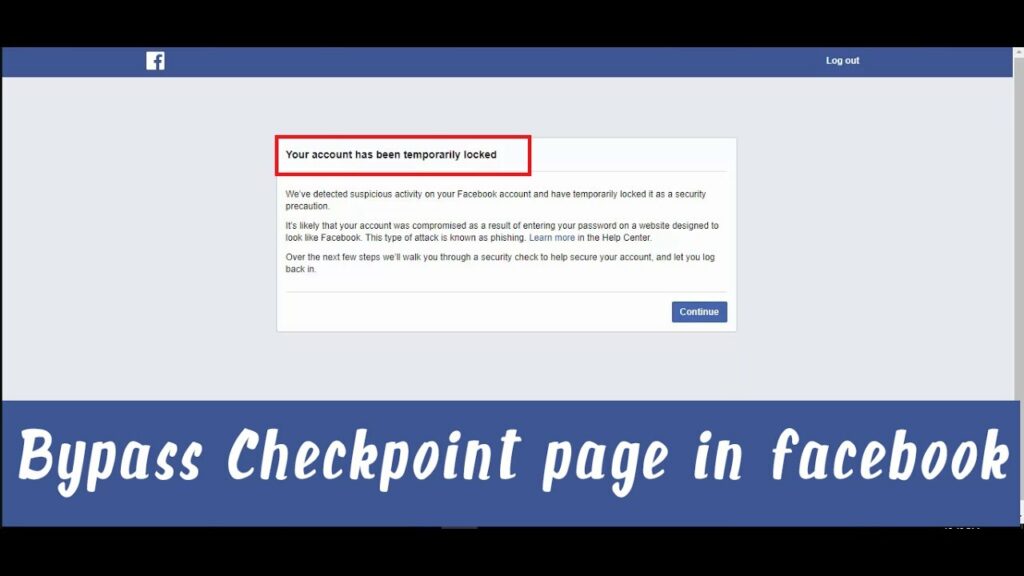 Facebook checkpoint problem solution