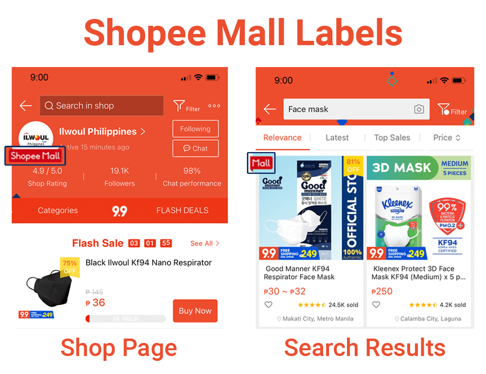 Instructions to fix when you cannot find your store on Shopee