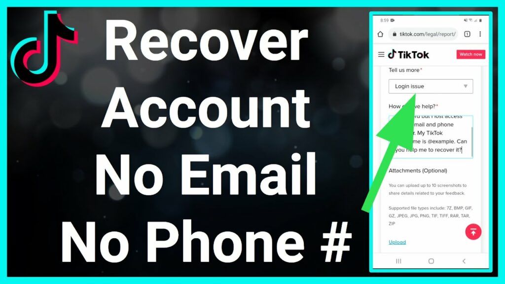 Reasons for not being able to TikTok login without phone number