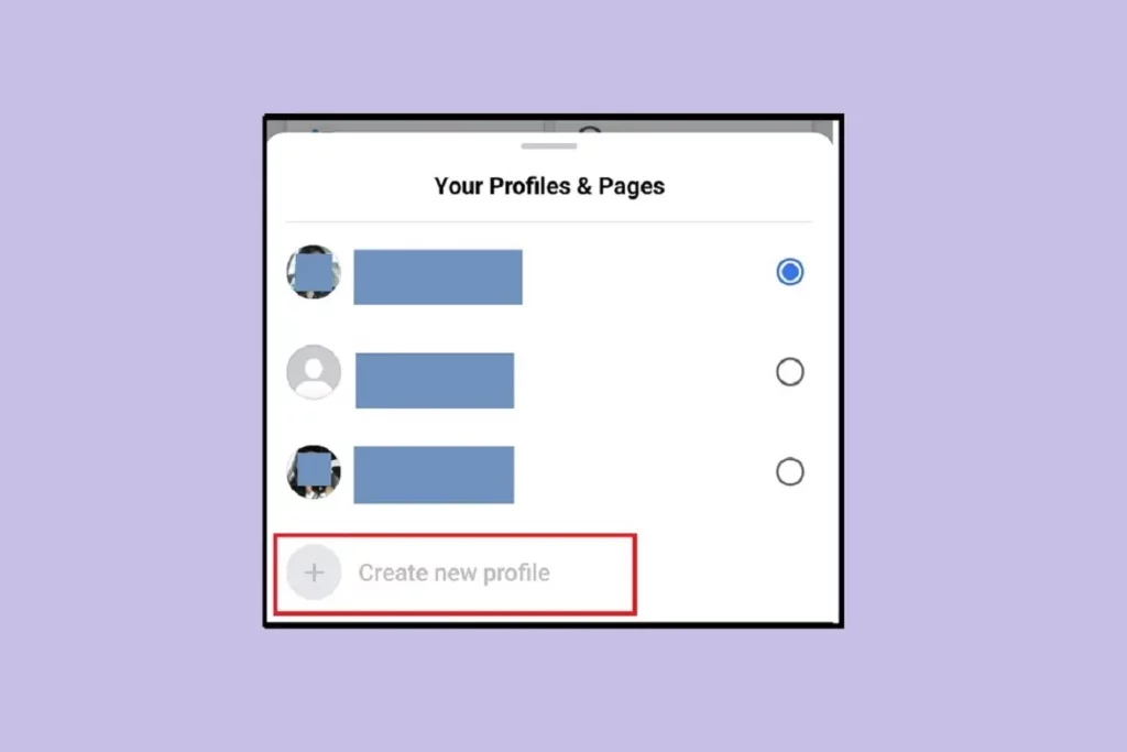 What is the feature to create additional profiles on Facebook?