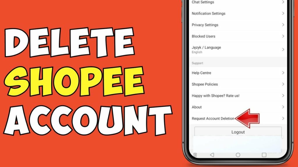 When should I delete my Shopee account?