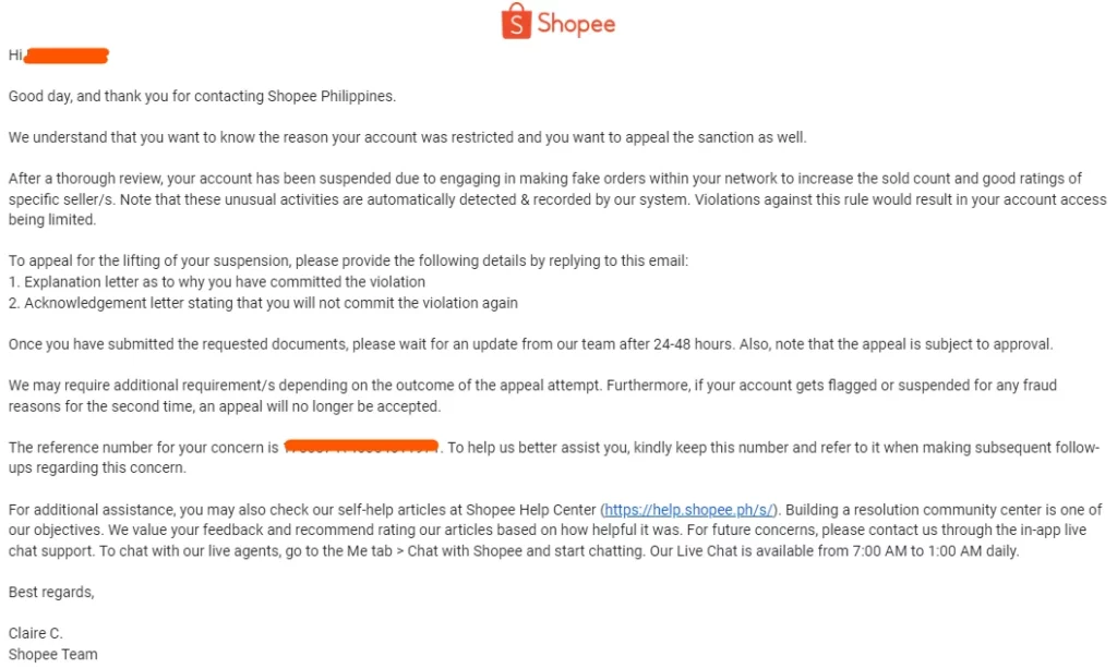 Why was my Shopee account suddenly locked?