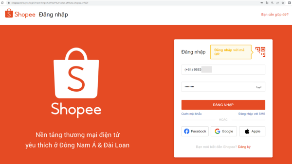 Shopee Failed to log in with Google and how to fix it