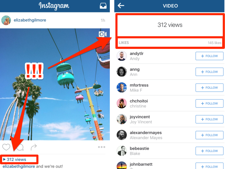 Can people see how many times you viewed their Instagram video?