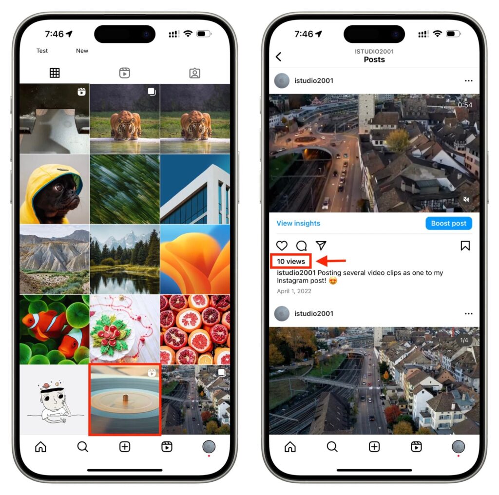 How to see total views on Instagram Reels