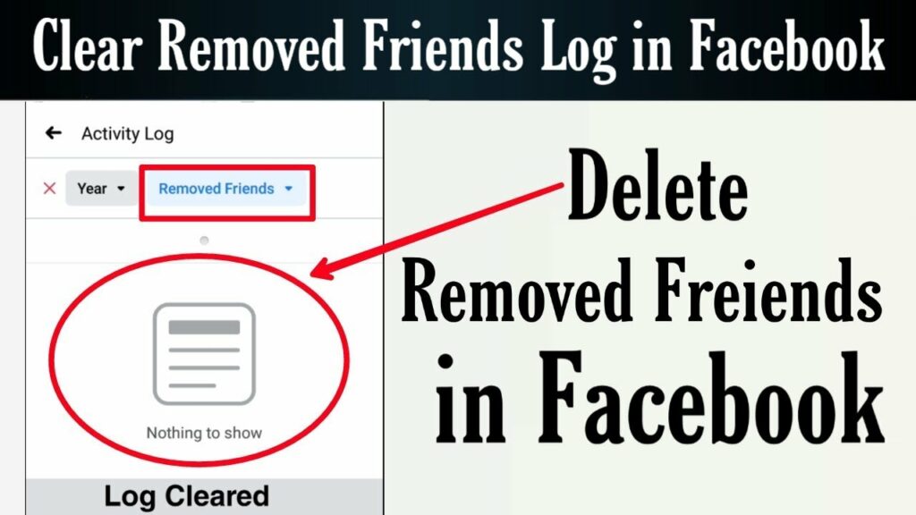 How to check and delete Facebook activity log