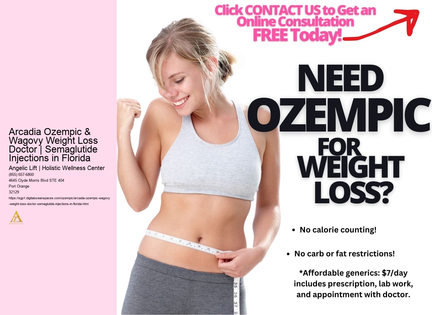 Arcadia Ozempic & Wagovy Weight Loss Doctor | Semaglutide Injections in Florida