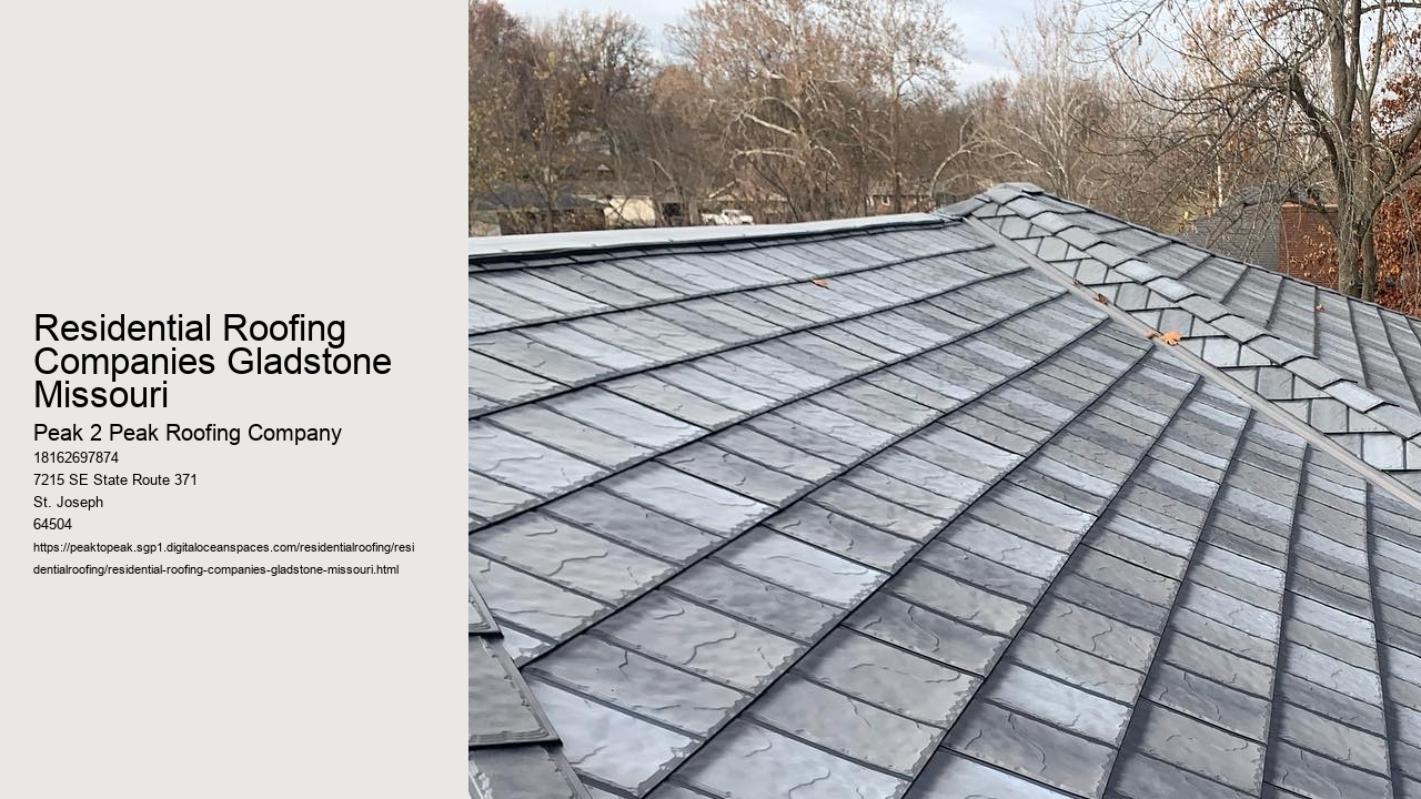 Residential Roofing Companies Gladstone Missouri