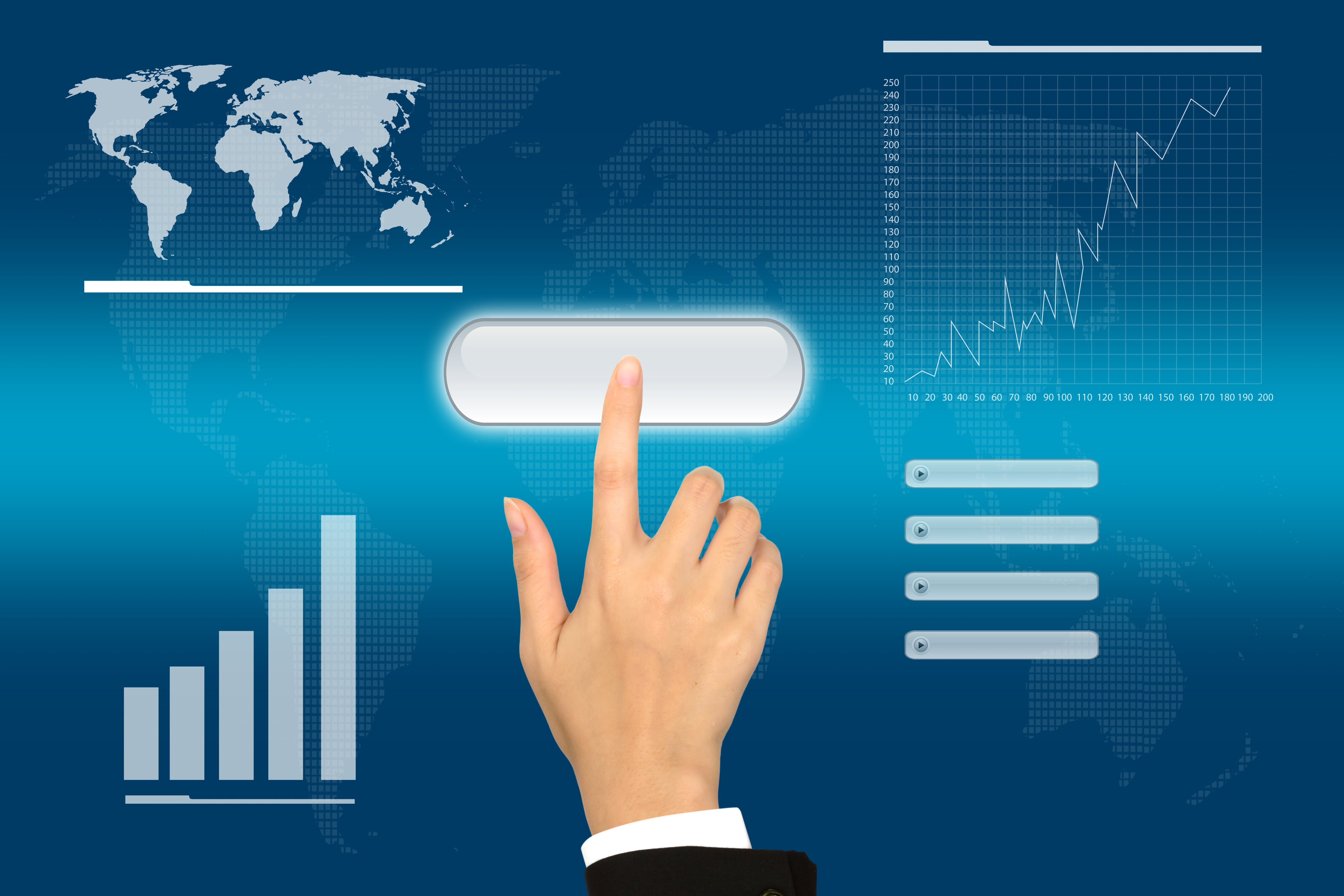 Security analyst reviewing declining phishing click rate trend on dashboard