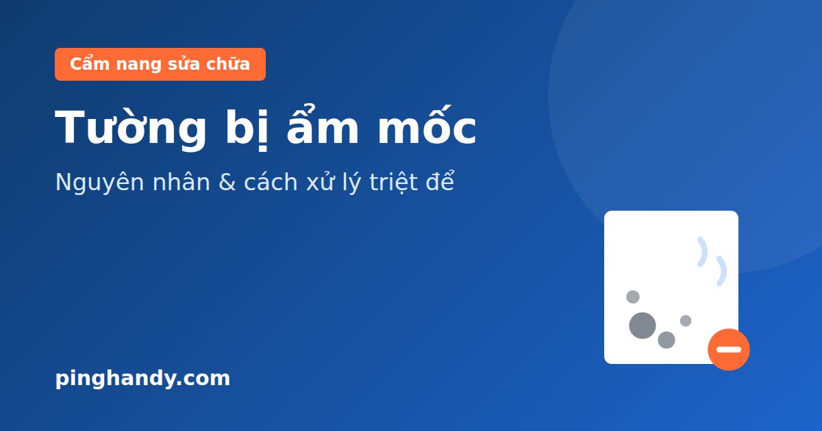 Tường Bị Ẩm Mốc: Nguyên Nhân & Cách Xử Lý Triệt Để