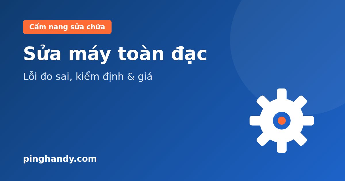 Sửa máy toàn đạc điện tử: lỗi thường gặp, kiểm định & giá 2026
