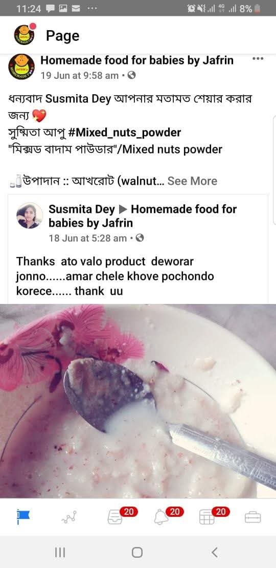 মিক্সড বাদাম পাউডার