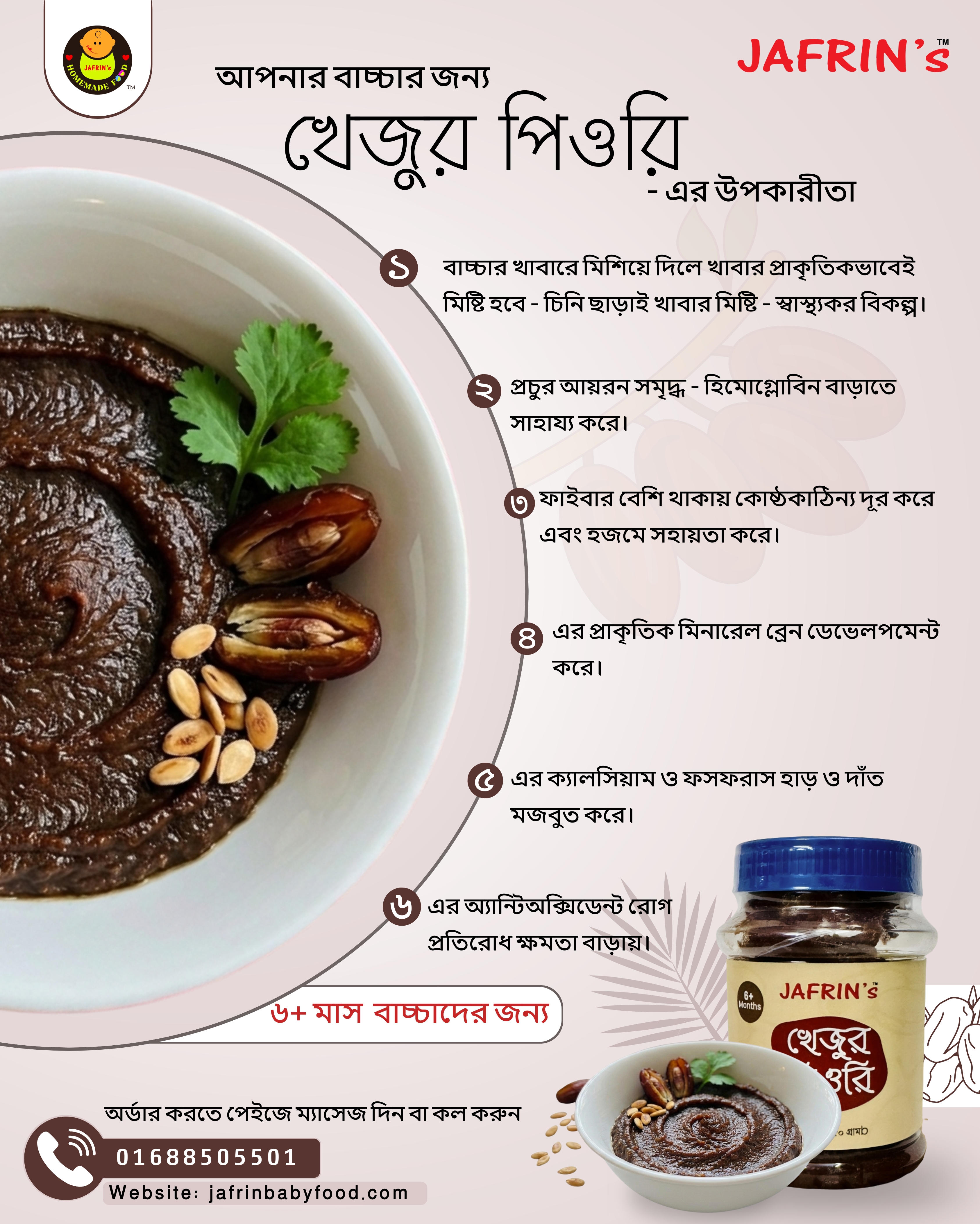 Date Jam Medjool - মেডজুল খেজুরের জ্যাম