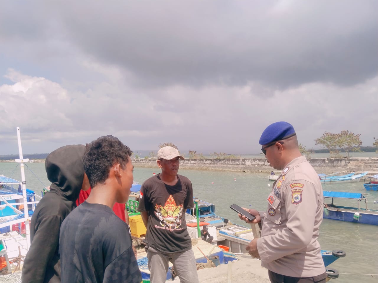 Sat Polairud Polres Kepulauan Tanimbar Rutin Gelar Patroli Sambang Bagi ...