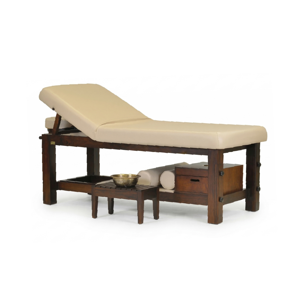 Shirodhara massage bed for Ayurvedic treatments  เตียงนวด Shirodhara สำหรับอายุรเวช