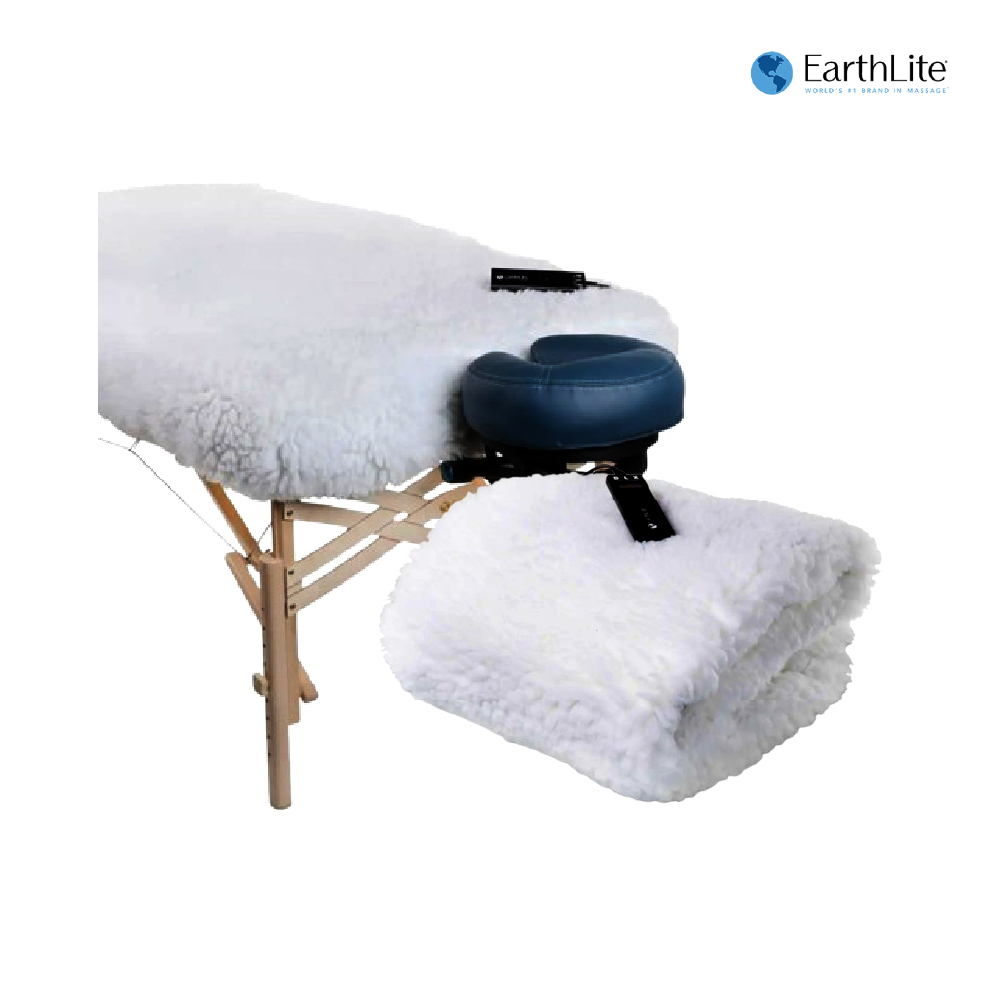 Earthlite fleece deluxe digital table warmer massage table heating pad ผ้าห่มอุ่นเตียงนวด Earthlite แบบดิจิตอล
