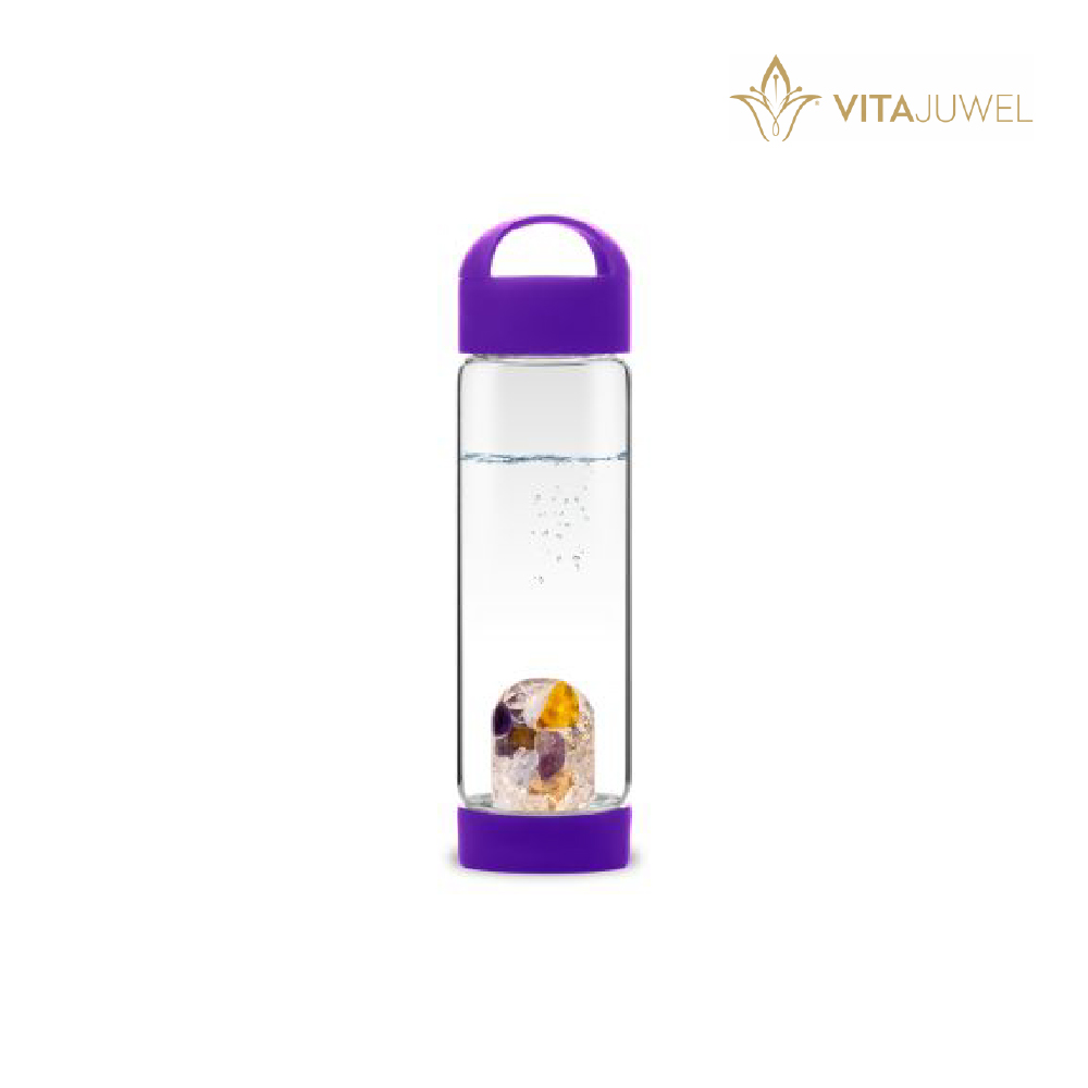 Purple ViA PRANA Amethyst bottle ขวด ViA PRANA สีม่วง อเมทิสต์