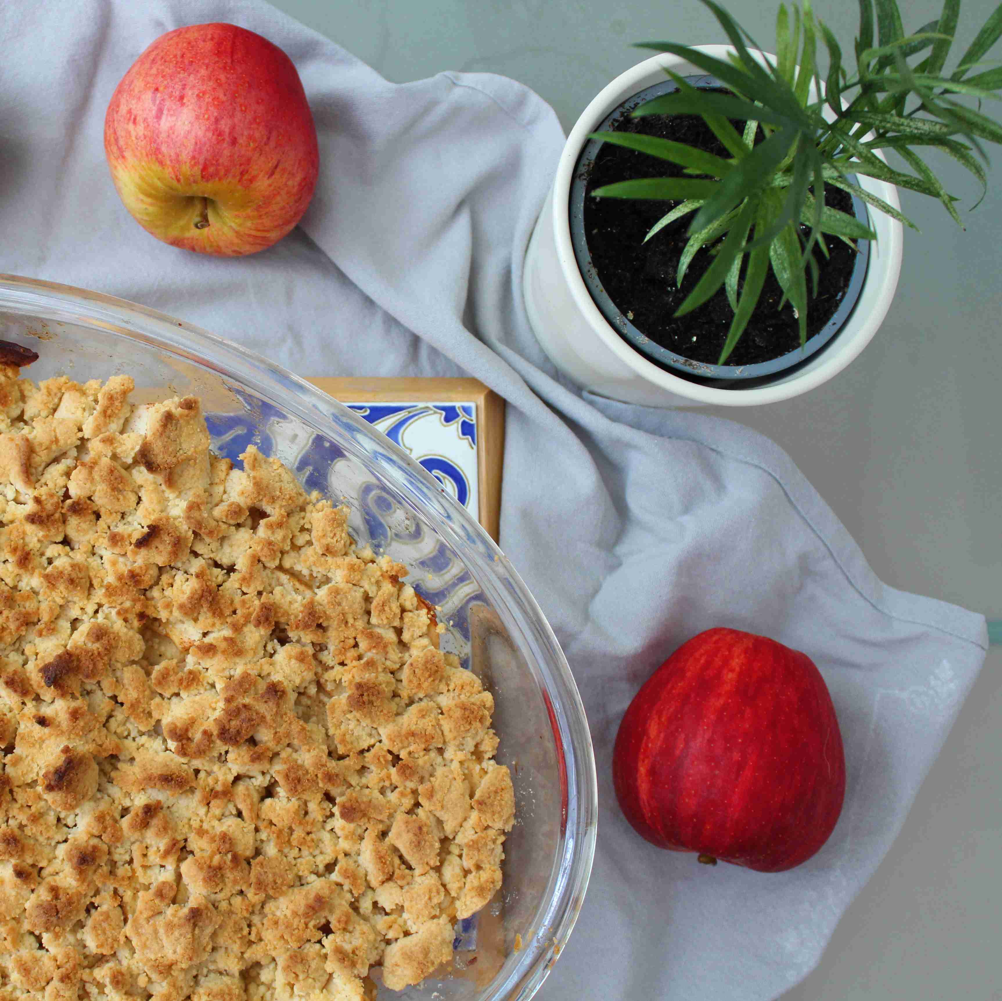 apple crumble topping