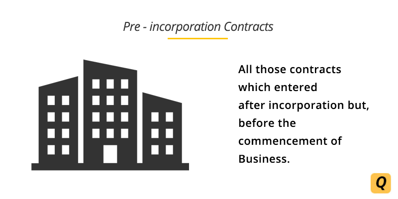 Pre Incorporation Contracts Provisional Contracts