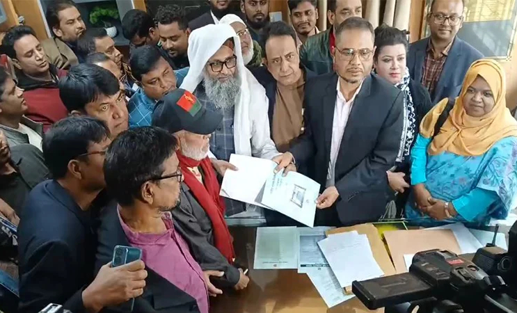 বগুড়ায় খালেদা জিয়ার পক্ষে মনোনয়নপত্র সংগ্রহ