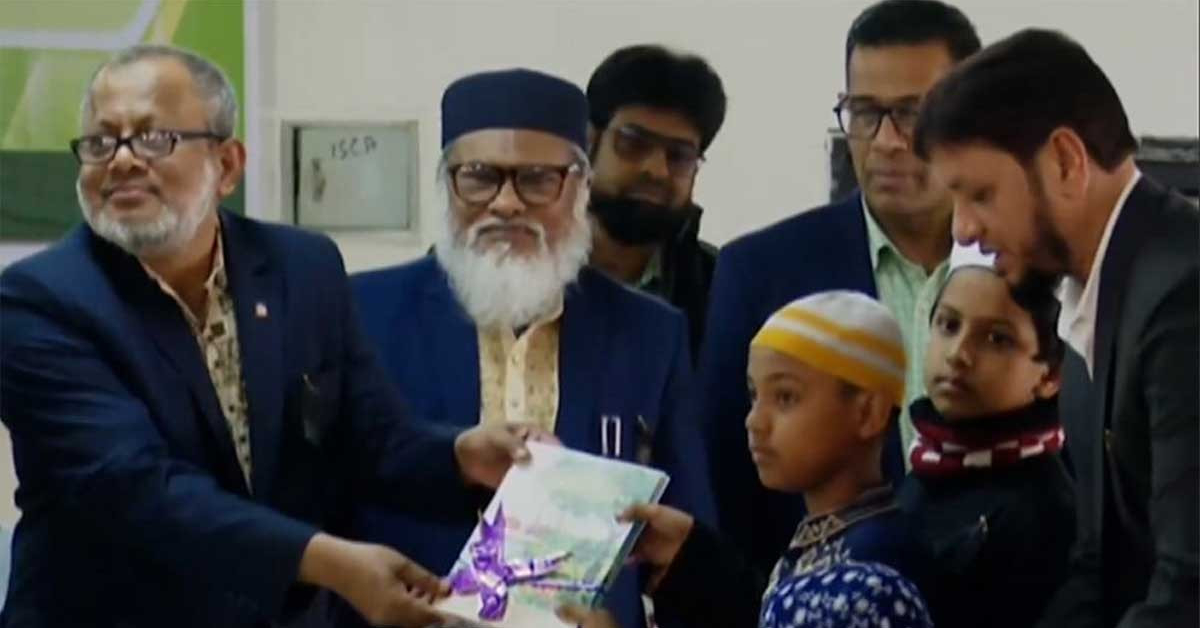মসজিদভিত্তিক শিশু ও গণশিক্ষা কার্যক্রমের বই বিতরণ উদ্বোধন