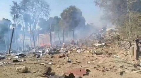 মিয়ানমারে বিয়ে ও দোয়া মাহফিলে জান্তার বিমান হামলা, নিহত ২৭