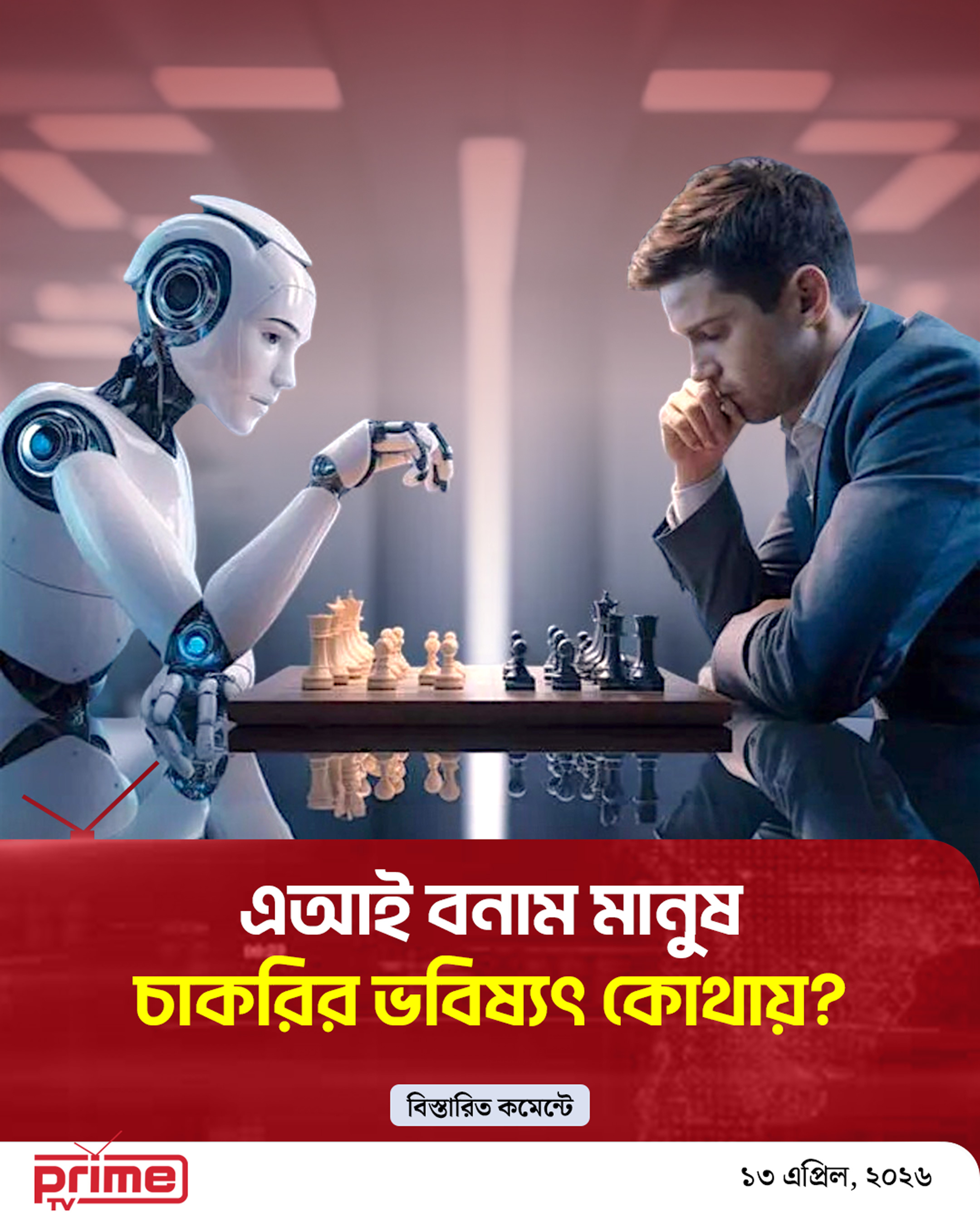 এআই বনাম মানুষ: চাকরির ভবিষ্যৎ কোথায় !