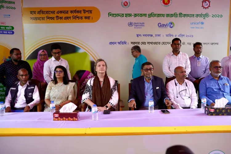 বাংলাদেশের শিশুদের জন্য ২ কোটি ১৯ লাখ হাম-রুবেলা টিকা দেবে যুক্তরাষ্ট্র