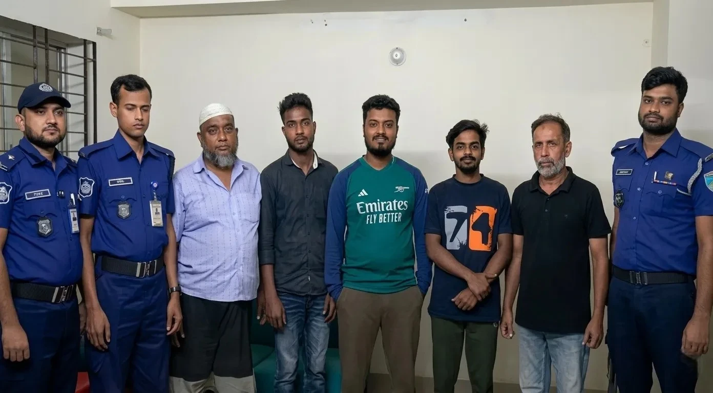 যশোরে নিষিদ্ধ সংগঠনের ব্যানারে মিছিল, গ্রেপ্তার ৫