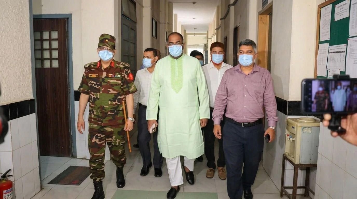হামের চিকিৎসা কার্যক্রম পরিদর্শন করলেন সিসিক প্রশাসক